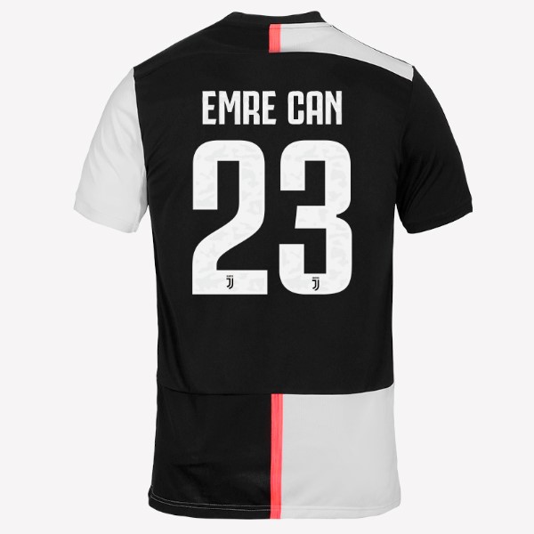 Camiseta Juventus NO.23 Emre Can Primera equipo 2019-20 Blanco Negro